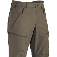 Pantalon tactique unisexe vintage personnalisé en toile Cordura extensible, respirant, imperméable, avec braguette zippée, toutes saisons, pour la randonnée