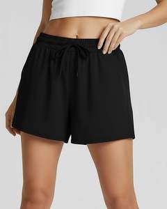 กางเกงขาสั้นผู้หญิง ใส่สบายๆ ในฤดูร้อน น้ำหนักเบา ระบายอากาศได้ดี ผ้าฝ้ายผสม เอวยางยืด นุ่ม ยืดหยุ่นได้ ใส่สบาย เหมาะสำหรับใช้ในชีวิตประจำวัน - Product Image 5