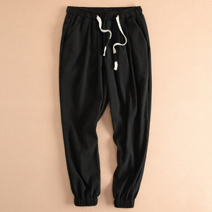 กางเกงขายาวทรงตรงผ้าโพลีเอสเตอร์คอตตอน OEM รุ่นยอดนิยมปี 2023 สีพื้นเรียบง่าย สไตล์ลำลองสำหรับผู้ชาย น้ำหนักเบา ทรงเข้ารูป แฟชั่น - Product Image 2