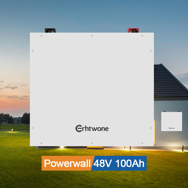Residential ESS Wall Mounted Battery 48V 100Ah 5kWh Powerwall Solar Energy for Hybrid Storage System