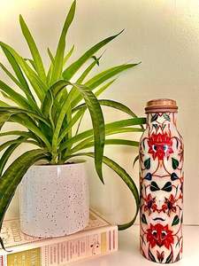 Nueva Llegada: Botellas de Agua de Cobre de Lujo, Personalizables en Tamaño e Impresión, a Prueba de Fugas, Aptas para Lavavajillas, Hechas de Cobre Puro para Mayor Seguridad - Product Image 2