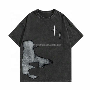 T-shirt Homme Vintage Imprimé Sérigraphié Haute Qualité Robuste Décontracté Manches Courtes Séchage Rapide Style Urbain Vente en Gros - Product Image 1