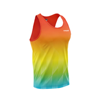 Conjunto de Camiseta Deportiva sin Costuras con Estampado de Color Degradado Personalizable Unisex, Elástica en Cuatro Direcciones, Transpirable y de Secado Rápido