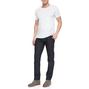 Denim Pants Men Straight Stretch Caausl <b>Work</b> Mens <b>Jeans</b> Trousers Mid Rise Black Anti Theft Denim Pants Designer Size 40 42 44 - Product Image 1