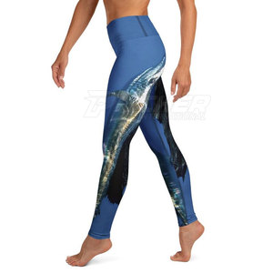 Custom Made High Waist Breathable Fishing <b>Leggings</b> with Logo Printing Perfect for Teams Clubs and Outdoor Enthusiasts - Product Image 3
