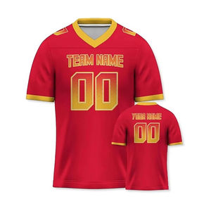 2025 dernière haute qualité respirant USA Football américain Sport chemise en gros personnalisé grande taille vêtements personnalisés - Product Image 1