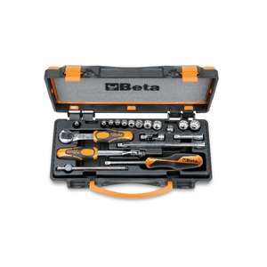 Juegos de herramientas BETA con 11 enchufes bihexagonales y 8 Accesorios - Product Image 1