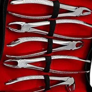 Kit de 10 Fórceps para Extracción Dental, Acero Inoxidable, Herramientas Dentales para Adultos, Instrumentos de Cirugía Ortodóncica, Más Vendido - Product Image 3