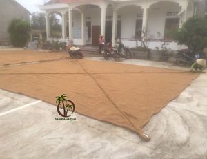 Voile d'ombrage en fibre de coco rectangulaire, tailles personnalisables / Filet d'ombrage écologique en coco, origine Vietnam, pour jardin, plage, terrasse - Product Image 5