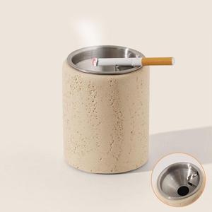 ที่เขี่ยบุหรี่หินอ่อนสีขาวทรงสี่เหลี่ยมผืนผ้าที่วางซิการ์ทันสมัยพร้อมดีไซน์เพรียวบางตกแต่งโต๊ะอย่างหรูหราอุปกรณ์ทำมือสุดหรู - Product Image 3