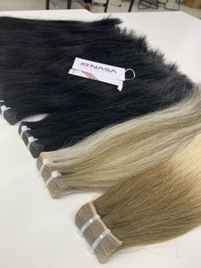 Cinta Invisible Extensiones Cabello Teñido Color Negro 100% Virgen Cabellos Vietnamitas Alta Calidad - Product Image 5