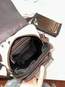 Mochila Bohemia de Cuero Genuino Hecha a Mano, Estilo Occidental para Mujer, Ecológica, de Alta Calidad con Herramientas Manuales - Product Image 5