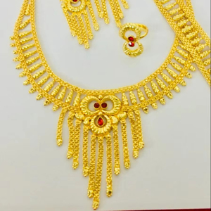 DDP Últimos conjuntos de joyería de boda Boda Envío directo a Turquía Bulgaria EE. UU. Alemania Best Buy India - Product Image 1