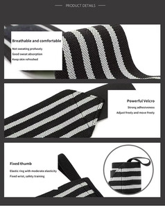 Prix usine confortable respirant néoprène poignet Wraps antidérapant Gym entraînement Wrap pour hommes femmes dernière conception pour la formation - Product Image 5