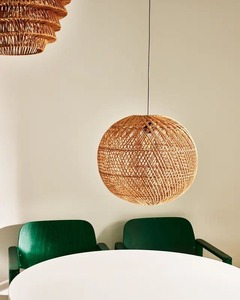 Nuevo artículo, pantalla de ratán Natural tejida de estilo moderno, al por mayor luz colgante de ratán, decoración interior y exterior de Vietnam - Product Image 3