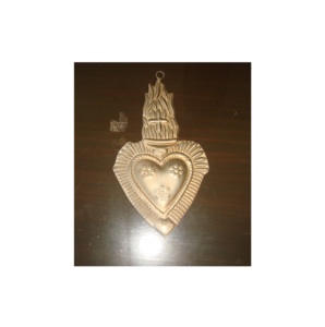 Boîte en métal en forme de cœur sacré, cœur en or, pour la décoration de la maison - Product Image 4