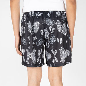 Vente en gros de shorts de sport décontractés pour hommes, streetwear personnalisé, bandana en polyester respirant à imprimé graphique, service OEM disponible - Product Image 3