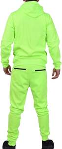 Fabricación profesional de alta calidad para hombre 100% chándales de algodón entrenamiento de gimnasio invierno cómodo cremallera ropa deportiva con capucha - Product Image 4