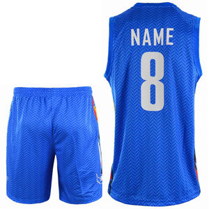 Ensemble de maillots de basket-ball personnalisés Nouveaux vêtements de basket-ball pour hommes Meilleurs uniformes de basket-ball Kit complet Design Sublimation - Product Image 6
