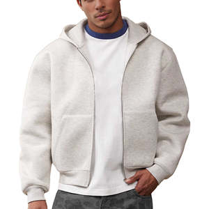 Custom <b>Hoodie</b> Unisex 100% Cotton Oversized Pullover <b>Zip</b> <b>Up</b> Streetwear <b>Graphic</b> Vintage <b>Hoodie</b> Set for Men and Women - Product Image 2