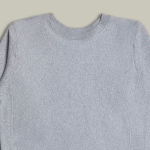 Men's High Quality 100% Cotton <b>Grey</b> & Black Color <b>Sweatshirt</b> Eco-Friendly Breathable Knitted Top for Autumn Winter Formal - Product Image 2