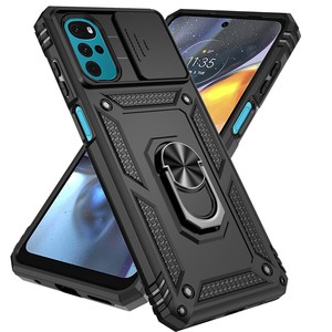 Coque de téléphone robuste en TPU et PC avec béquille et <span class=keywords><strong>protection</strong></span> d'objectif pour Samsung Xiaomi Motorola <span class=keywords><strong>G</strong></span> STYLUS 5G - Product Image 3