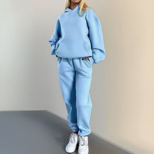 Offre Spéciale OEM logo personnalisé hiver pantalon en coton tissu lourd à manches longues pull ample respirant sweats à capuche surdimensionnés - Product Image 3