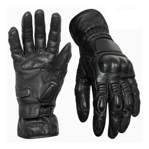 Gants de course d'hiver personnalisés pour hommes Nouveaux gants de vélo en cuir pour sports de plein air pour le cyclisme Style uni - Product Image 5