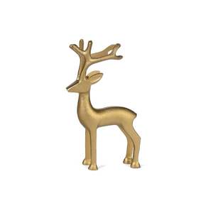 Modern <b>Gold</b> Reindeer Figurine Set Luxury Metal Deer Sculpture for Home Office Living Room Tabletop Decor Abstract Animal <b>Statue</b> - Product Image 4