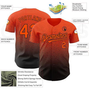 GANTS à manches courtes coupe décontractée City Baseball Jersey Eco Conscious Recycled Material Baseball Jersey Fan Favorite Graphic Jerseys - Product Image 6