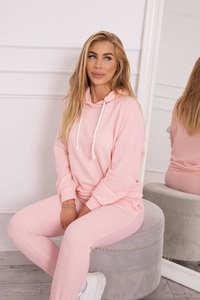 Sweat à capuche en molleton doux pour femmes décontracté coton solide léger velours pull poche avant sweat ample - Product Image 2