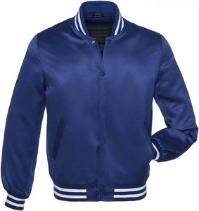 Custom Baseball Varsity Bomber <b>Jacket</b> Coated Spring Stand Collar Waterproof Windproof Bulk Unisex High Street Style Best Quality - Product Image 3