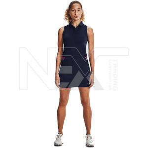 Chaleco de Golf de algodón de secado rápido para mujer de verano 2024 nuevo sin mangas para Polo mejor para cuello de Polo botón de solapa Color sólido - Product Image 1