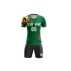El mejor diseño de secado rápido transpirable sublimación uniformes de fútbol 100% poliéster personalizado equipo desgaste uniformes de fútbol para la venta - Product Image 2