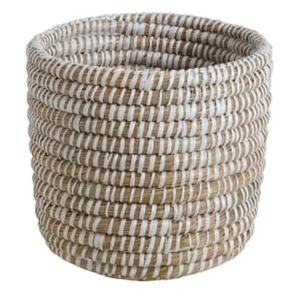 Lot de 3 corbeilles noires d'usine vente en gros jonc de mer tissé à la main rotin osier cuisine végétale autres paniers de rangement décoratifs en jute - Product Image 6