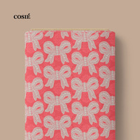 Tissu imprimé en coton pour nœuds et fleurs, vente en gros, 100% coton voile imprimé numériquement, faible MOQ, commande personnalisée