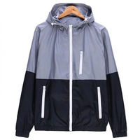 Veste d'hiver coupe-vent pour homme à capuche personnalisée de haute qualité Imperméable Coupe-vent Respirante Séchage rapide Sport de plein air Course à pied
