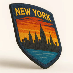 Patchs et badges de broderie personnalisés de haute qualité Style à coudre en tissu doux pour l'utilisation de vêtements et de chapeaux Conception personnalisée - Product Image 5