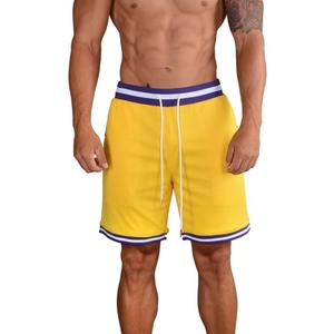 Shorts de compression pour hommes de vente chaude Style décontracté à motif solide pour la musculation - Product Image 6