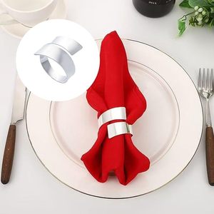 Rond de serviette élégant en métal et papier Décor de table parfait pour diverses occasions Décor de table à manger - Product Image 4