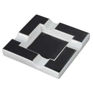 Round Base Top Square Aluminium <b>Metal</b> Cigar Ashtray Silver Polished Shinny <b>Grill</b> for Home and Hotels - Product Image 3