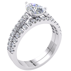 Bague en argent 925 avec diamant de laboratoire pour femme, certifiée IGI, fabricant de bijoux fins éthiques RJC ODM OEM E201039_WB300899 - Product Image 1