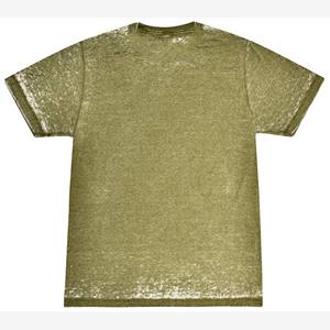 Camiseta personalizada de gran tamaño 100% de algodón para hombre, Camiseta de punto formal con gráfico de talla grande holgado con patrón sólido vintage lavado ácido pesado - Product Image 4