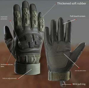 Gants tactiques <span class=keywords><strong>de</strong></span> <span class=keywords><strong>chasse</strong></span> en plein air pour hommes, style loisirs, poignet droit, stériles, antidérapants, texture lisse, gants en nylon durables - Product Image 6