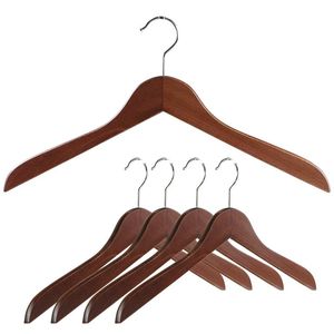 HOME <b>COAT</b> HOT SELLING WHOLESALE <b>WOODEN</b> HANGERS for Displaying Clothes Bags in Kitchen Wardrobe or Bathroom - Product Image 4