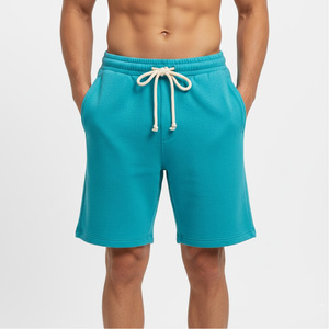 Pantalones Cortos de Forro Polar para Hombre, Proveedor de Fábrica OEM, Venta al por Mayor, Hechos a Medida, Cálidos, Suaves, 100% Algodón, Ropa Deportiva Sólida para Gimnasio y Correr, Cómodos - Product Image 1