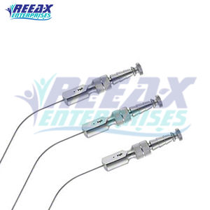 Tube d'aspiration en acier inoxydable pour neurochirurgie, logo personnalisé OEM, réutilisable, instruments chirurgicaux de haute qualité, Pakistan REEAX - Product Image 6