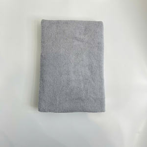 Haute qualité 100% coton 340gsm serviette de bain Rectangle tricoté Textiles de maison couleur unie bonne capacité d'absorption bonne qualité naturel - Product Image 4