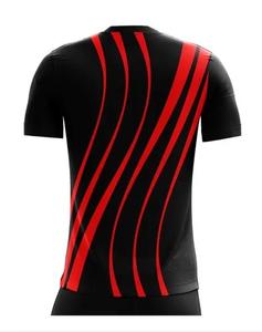 Ropa de calle informal para hombre, ropa deportiva personalizada de algodón/poliéster, camiseta con impresión digital de tela tejida por sublimación corta - Product Image 2