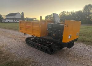 Livraison gratuite, mini-dumper sur chenilles SDL D25 certifié CE EPA, 3 vitesses avec marche arrière, mini-dumper sur chenilles hydraulique à basculement - Product Image 6